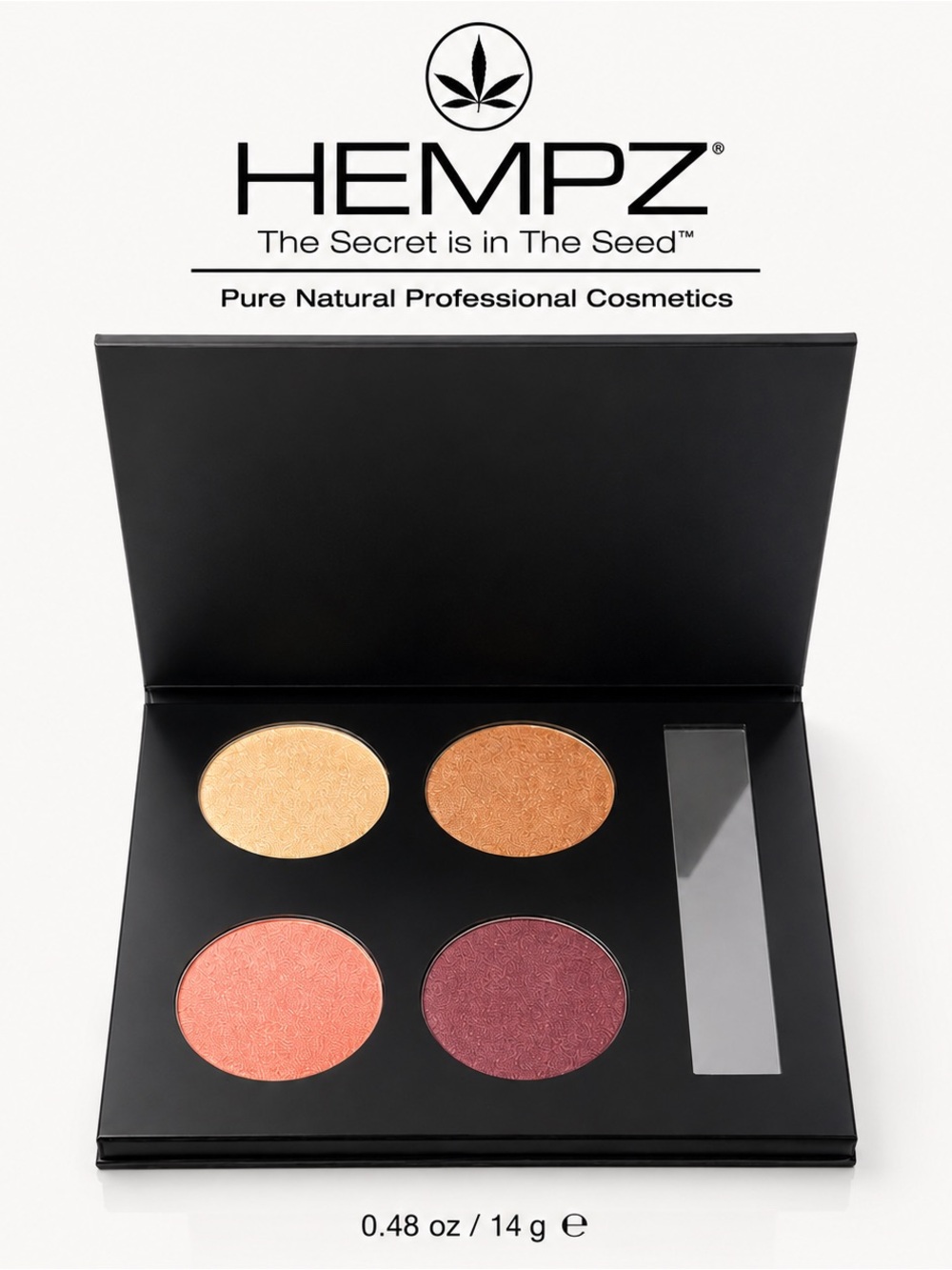 NEW/NIB HEMPZ Face & Eye Palette
